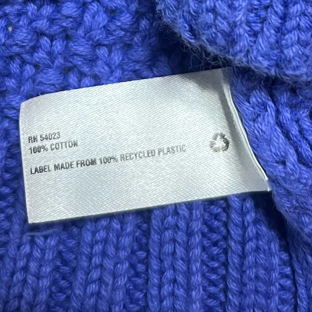 Baby Gap Blue Cable Knit Pullover Sweater Size 18-24 months